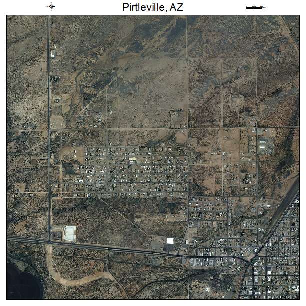 Pirtleville, AZ air photo map
