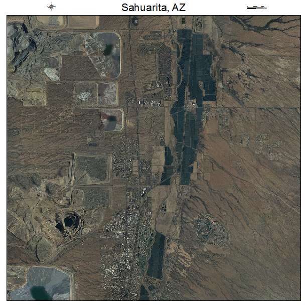 Sahuarita, AZ air photo map