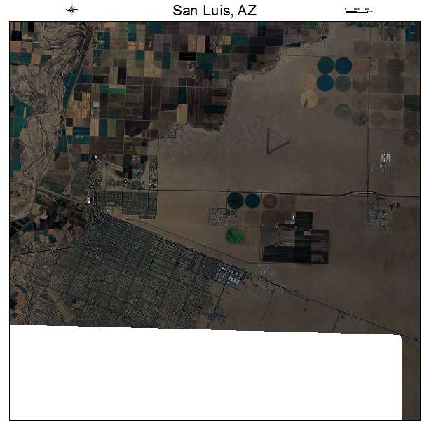 San Luis, AZ air photo map