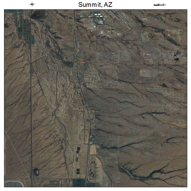 Summit, AZ air photo map