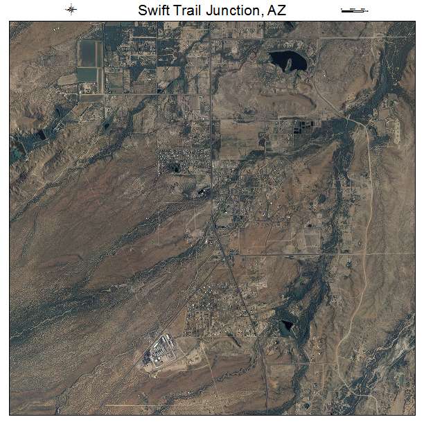 Swift Trail Junction, AZ air photo map