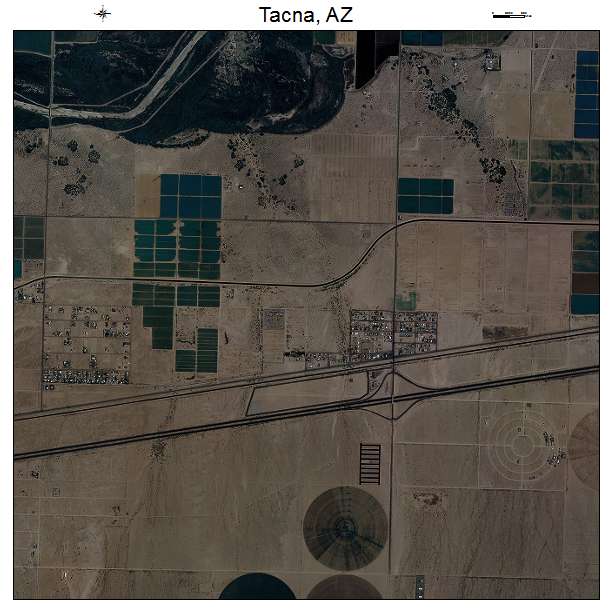 Tacna, AZ air photo map