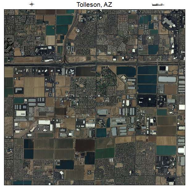 Tolleson, AZ air photo map