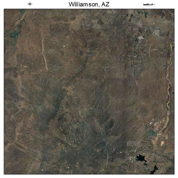 Williamson, AZ air photo map