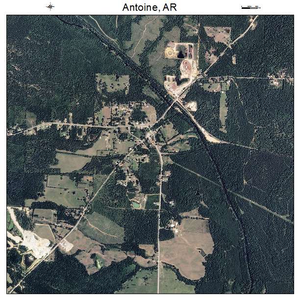 Antoine, AR air photo map