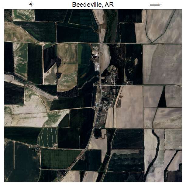 Beedeville, AR air photo map