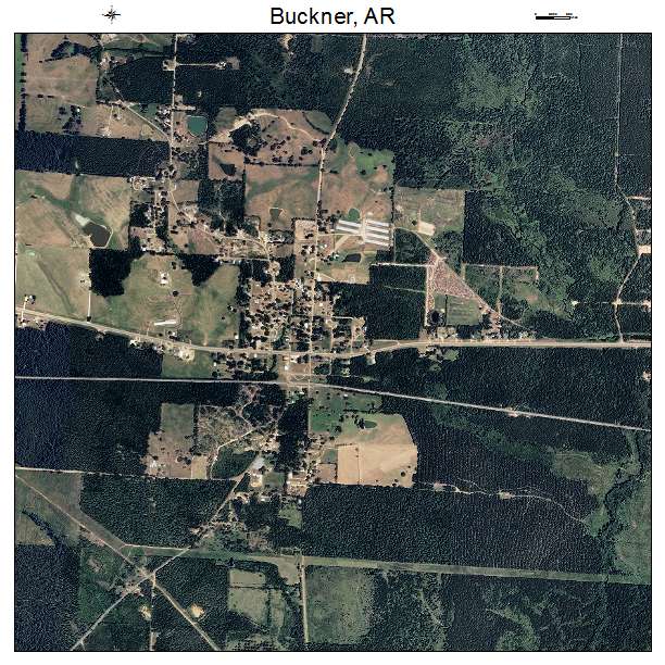Buckner, AR air photo map
