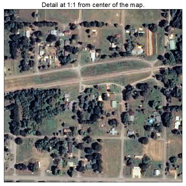 Adona, Arkansas aerial imagery detail