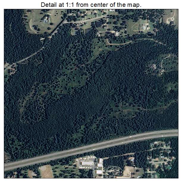 Alma, Arkansas aerial imagery detail
