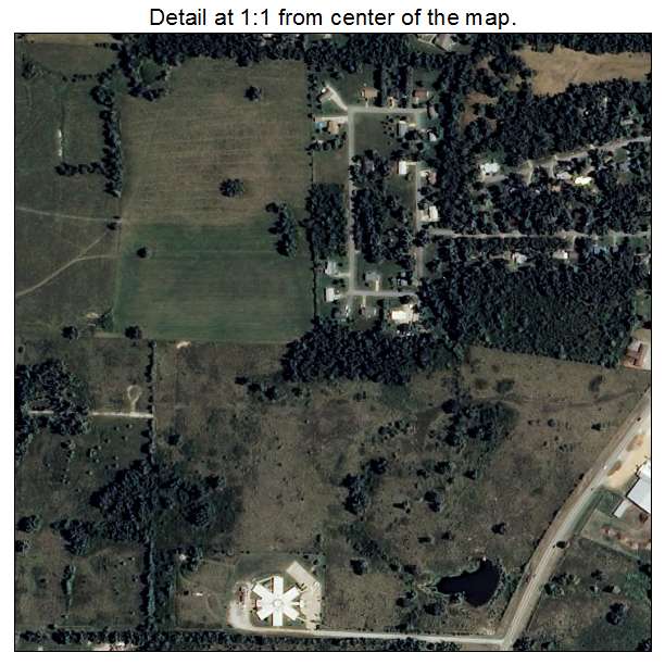 Ash Flat, Arkansas aerial imagery detail