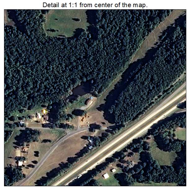 Austin, Arkansas aerial imagery detail