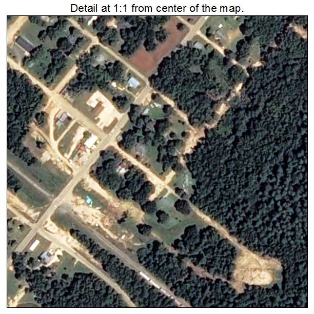 Banks, Arkansas aerial imagery detail