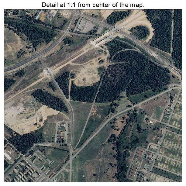 Barling, Arkansas aerial imagery detail
