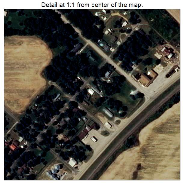 Bassett, Arkansas aerial imagery detail