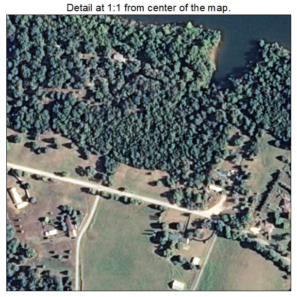 Beaver, Arkansas aerial imagery detail
