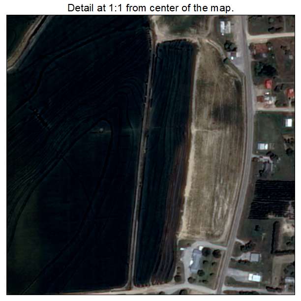 Beedeville, Arkansas aerial imagery detail