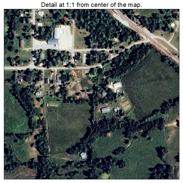 Bergman, Arkansas aerial imagery detail
