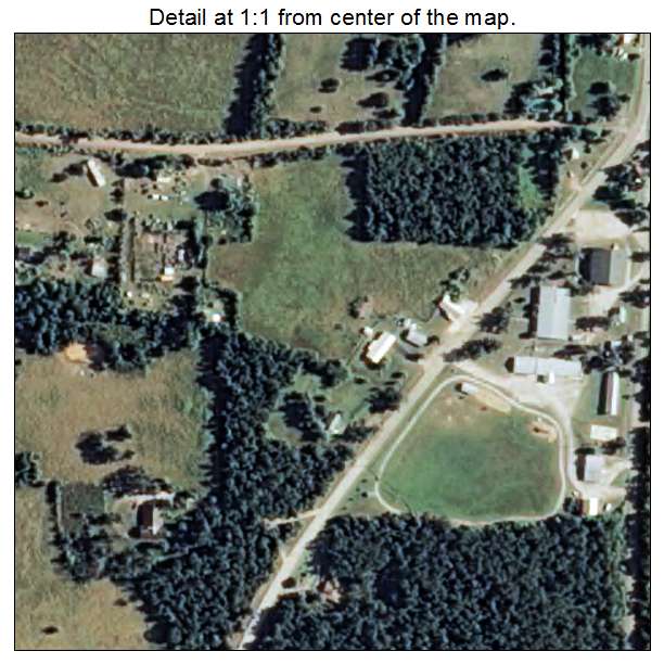 Big Flat, Arkansas aerial imagery detail