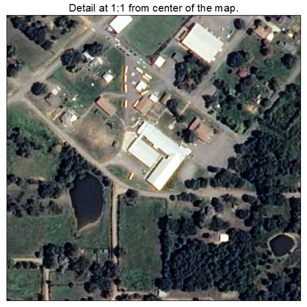 Bigelow, Arkansas aerial imagery detail