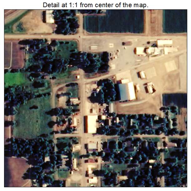 Black Oak, Arkansas aerial imagery detail