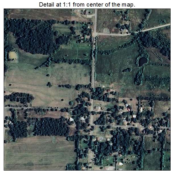 Branch, Arkansas aerial imagery detail