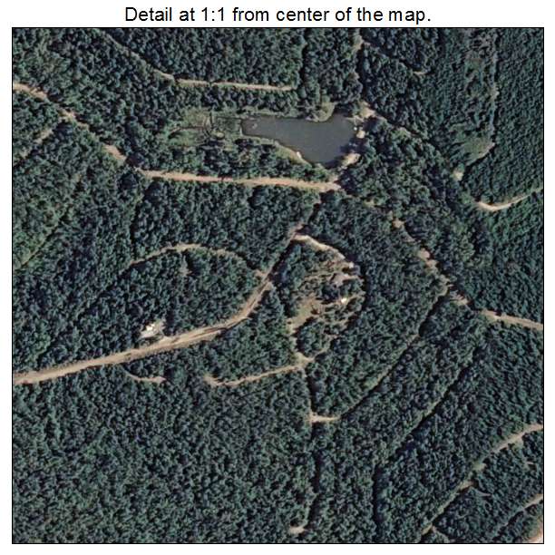 Briarcliff, Arkansas aerial imagery detail