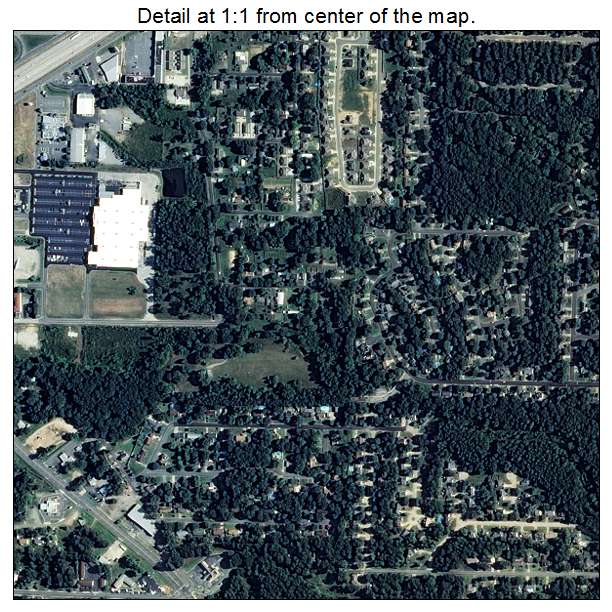 Bryant, Arkansas aerial imagery detail