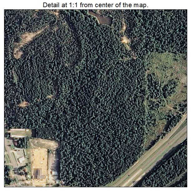 Caddo Valley, Arkansas aerial imagery detail