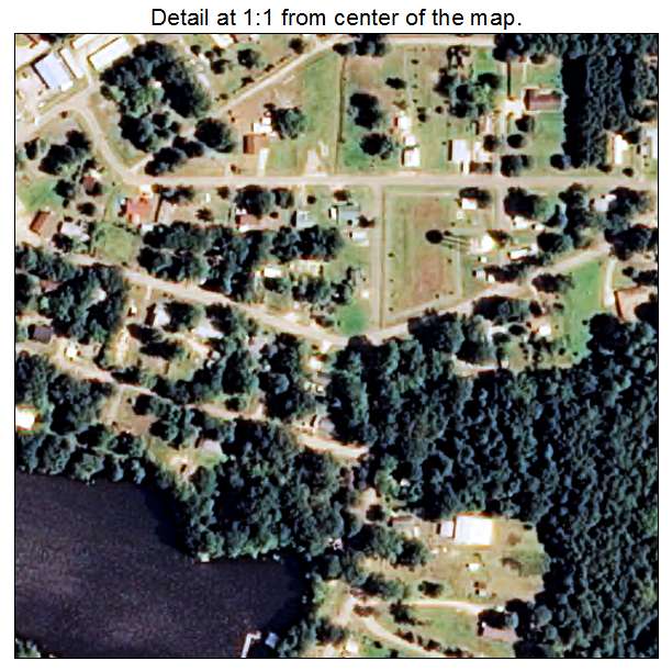 Calion, Arkansas aerial imagery detail