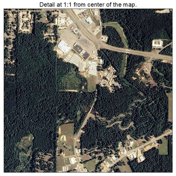 Camden, Arkansas aerial imagery detail