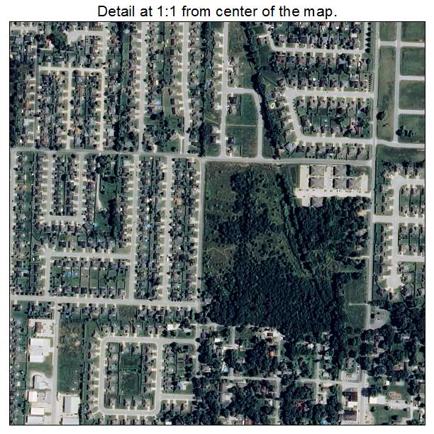 Centerton, Arkansas aerial imagery detail