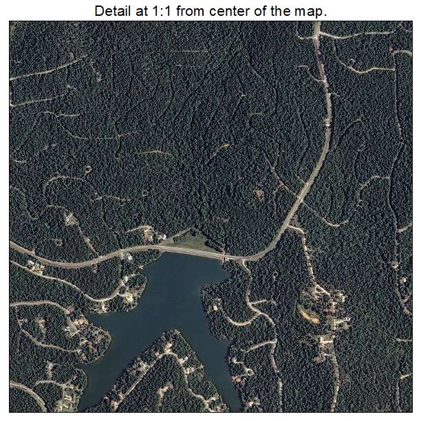 Cherokee Village, Arkansas aerial imagery detail