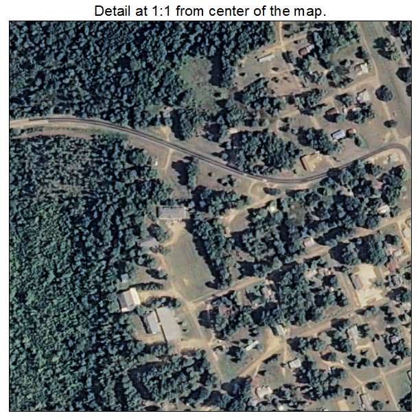 Chidester, Arkansas aerial imagery detail