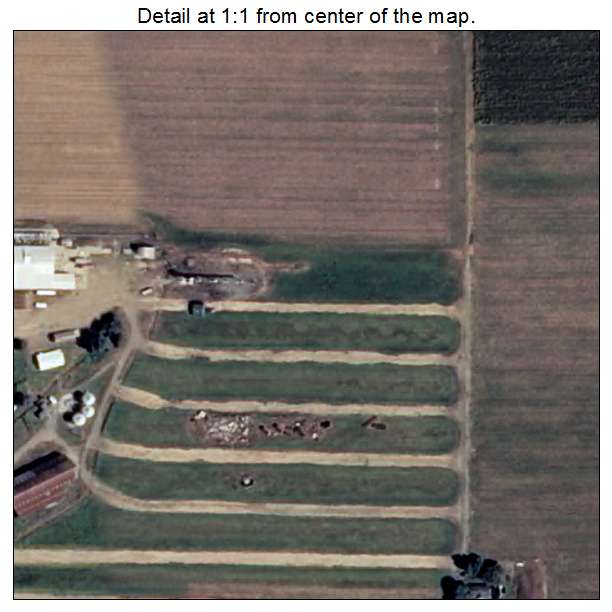 Coy, Arkansas aerial imagery detail