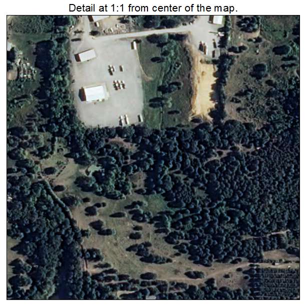 Damascus, Arkansas aerial imagery detail