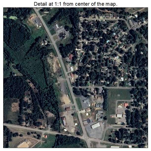 Dardanelle, Arkansas aerial imagery detail