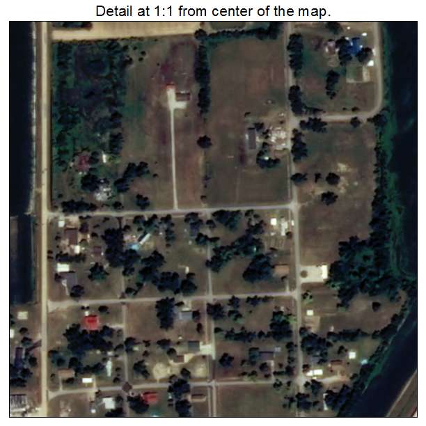 Datto, Arkansas aerial imagery detail