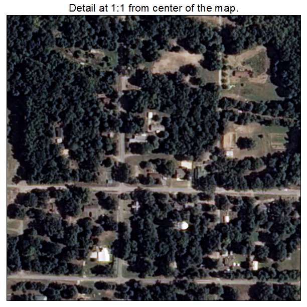De Valls Bluff, Arkansas aerial imagery detail