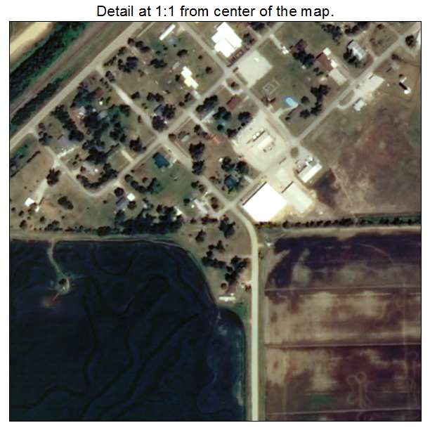 Delaplaine, Arkansas aerial imagery detail