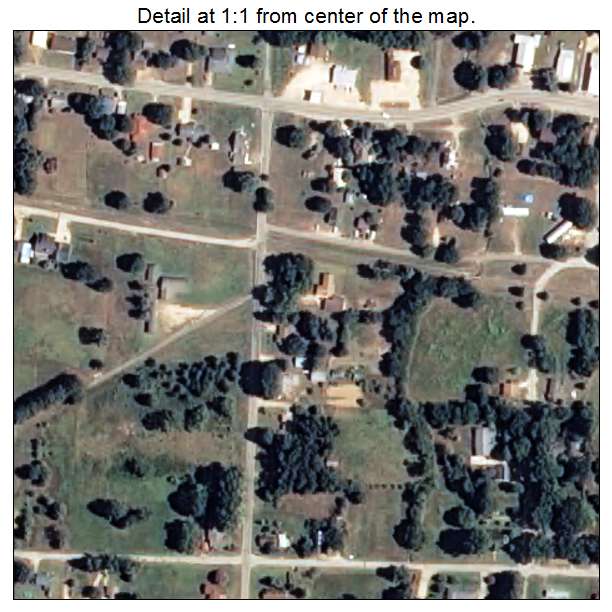 Delight, Arkansas aerial imagery detail