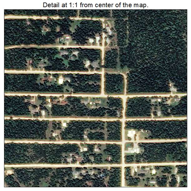 Diamond City, Arkansas aerial imagery detail