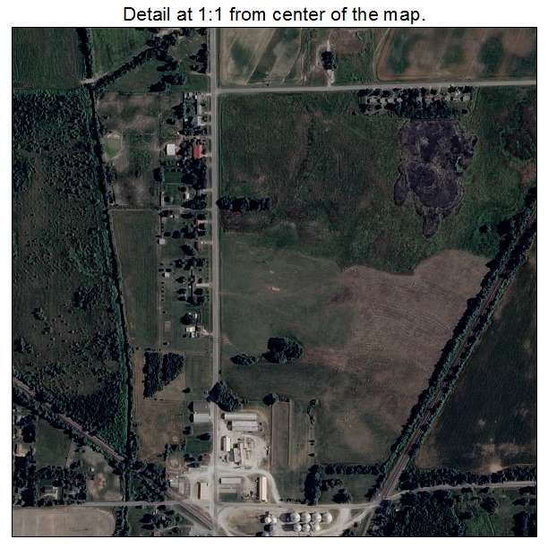 Diaz, Arkansas aerial imagery detail