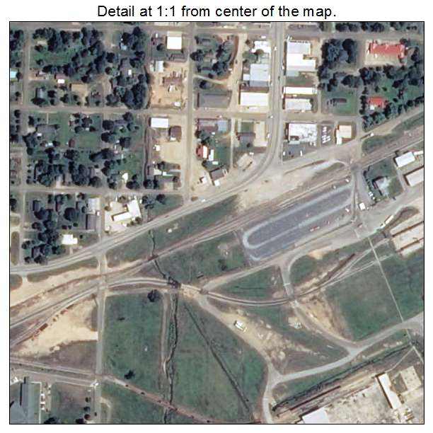 Dierks, Arkansas aerial imagery detail