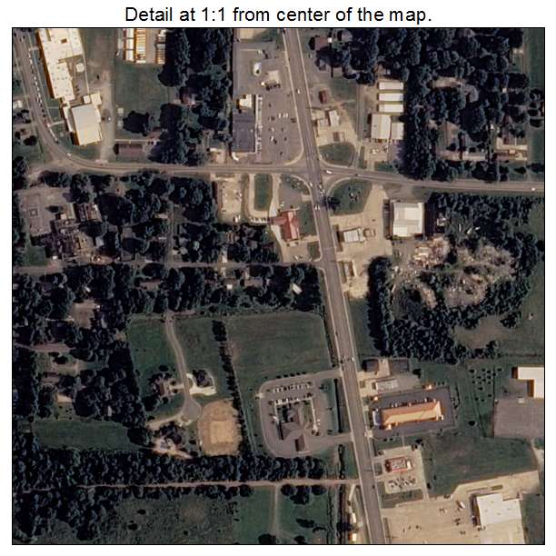 Dumas, Arkansas aerial imagery detail
