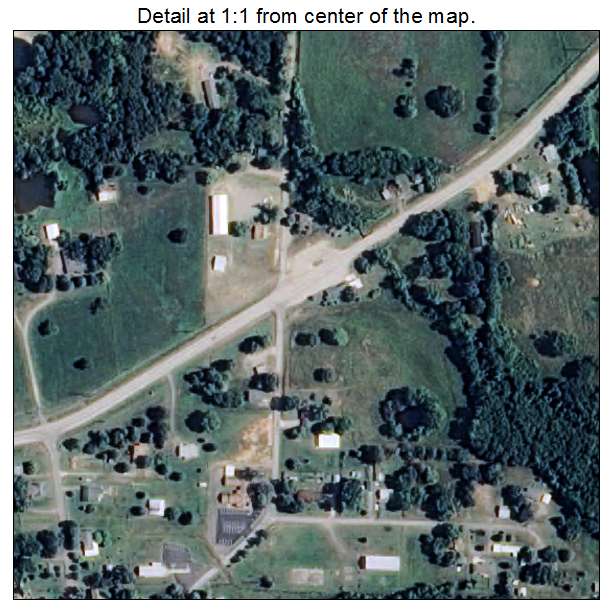 Dyer, Arkansas aerial imagery detail