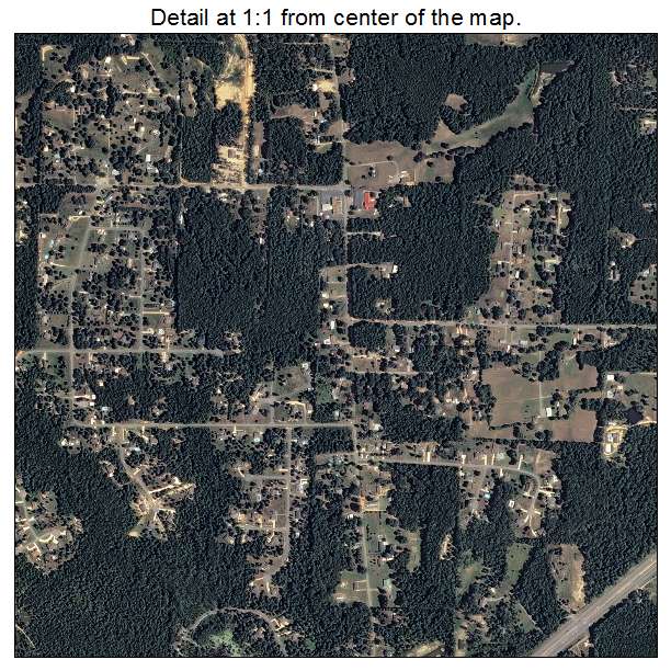 East End, Arkansas aerial imagery detail