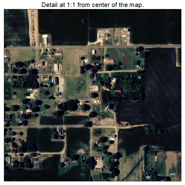Edmondson, Arkansas aerial imagery detail