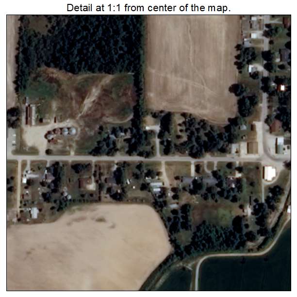 Egypt, Arkansas aerial imagery detail