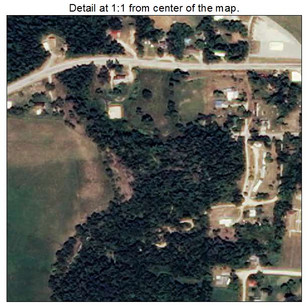 Everton, Arkansas aerial imagery detail