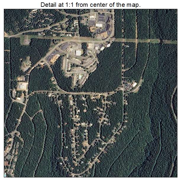 Fairfield Bay, Arkansas aerial imagery detail